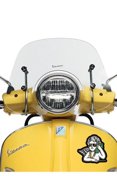 MegaSticker Para Angel Autocolant pentru mașină, motocicletă, cască, laptop, sticlă 14x13 cm