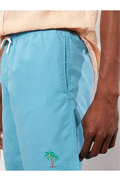 LC Waikiki Men's Turquoise Swim Shorts Knee Length Basic from Your Fashion Style