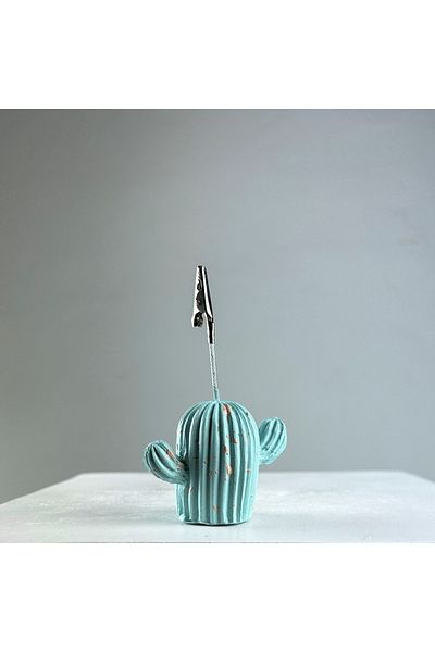 oasis decoration Mint Cactus Latte Splash Note Holder