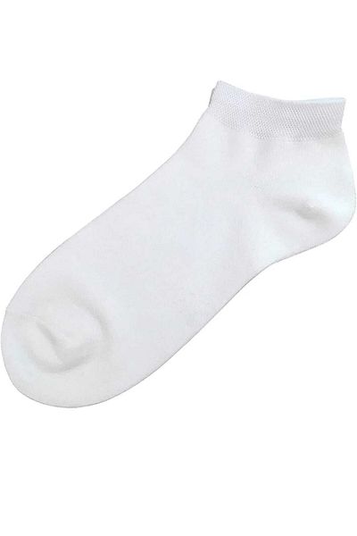 moa socks Бели памучни чорапи с дължина до глезена 10 части Sck08