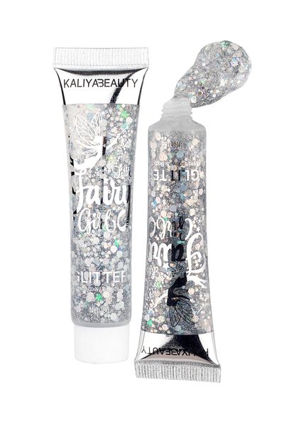 Tikatti Short Cut Fairy Girl Glitter Gel Silver