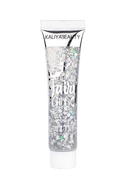 Tikatti Short Cut Fairy Girl Glitter Gel Silver
