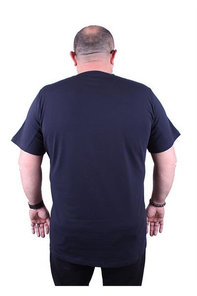 Starbattal Ανδρικό μπλουζάκι Lycra Basic Crew Neck 11160 Navy Blue