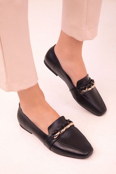 SOHO Women's Black Ballerinas 17979