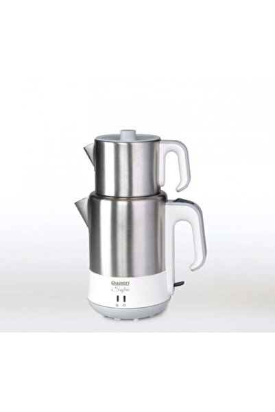 QUEEN Sofia Qc-036 Çelik Çay Makinesi - Beyaz