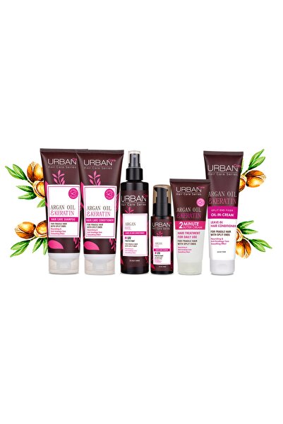 Urban Care Argan Oil & Keratin Kırılmaya Eğimli Cansız Saçlar Bakım Seti