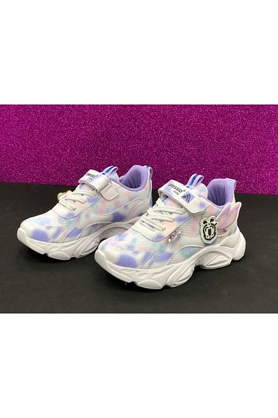 KAFKASLAR AYAKKABI Pantofi sport ortopedici colorați cu model fluture pentru fetiță