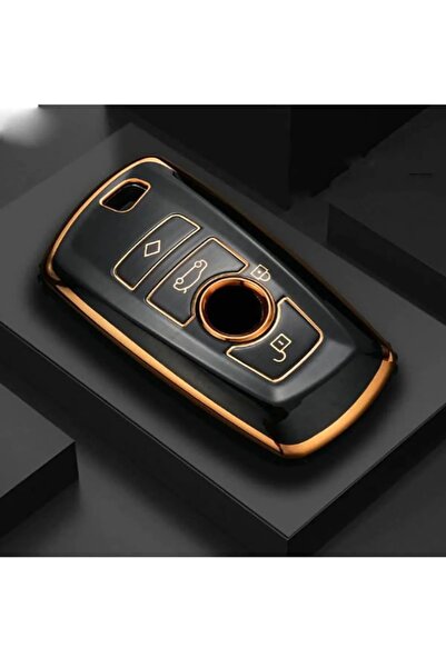 bigkey Bmw Seria F Tip Cas4 4 Butoane Negru Carcasa Telecomandă Cheie Auto Cheie Auto