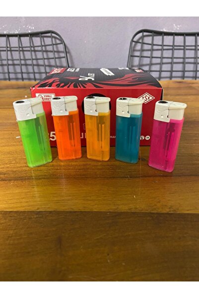 titumarket Jet Model Rüzgarda Sönmeyen Doldurulabilir 5 Adet Çakmak