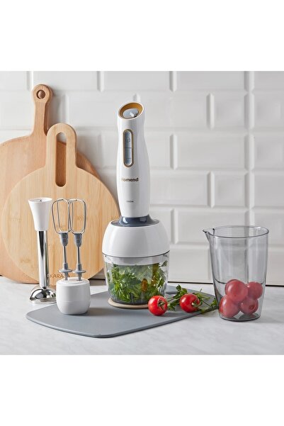 HOMEND Handmaid 1960h Blender Set Krem Gold