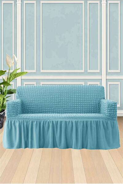 BASHTUGH TİCARET Husă pentru canapea pentru 2 persoane, husă elastică pentru ...