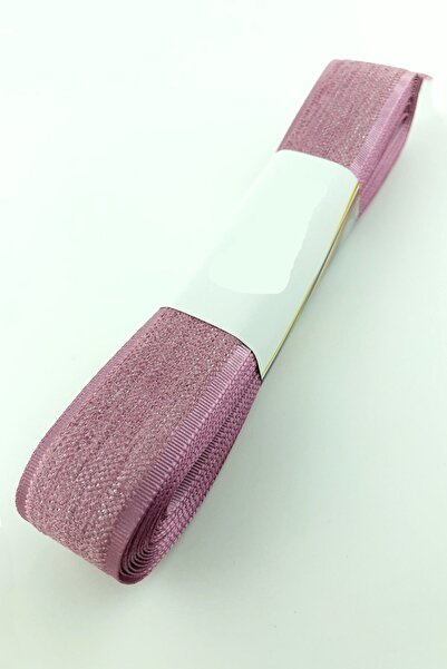 Generic Brand Panglică cu efect de in Dusty Rose – Panglică