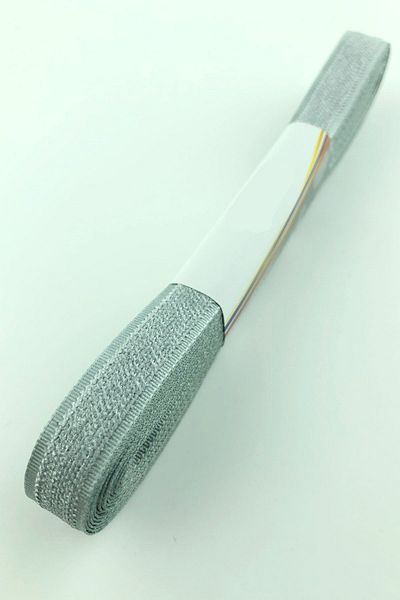 GELD Κορδέλα Γκρι Velvet Effect 1 cm – Κορδέλα