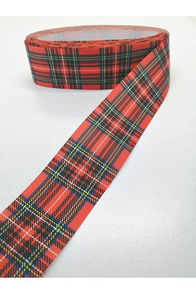 GELD Red Checkered Grosgrain Ribbon 4 cm 2 Meters – Ribbon