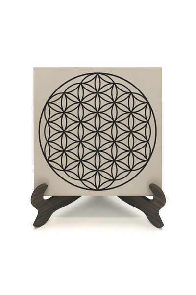 Sadrazam Flower of Life Pattern Printed MDF Desktop