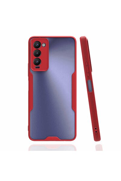 Genel Markalar Tecno Camon 18 P Kılıf Ultra Ince Mat Yüzeyli Renkli Silikon K...