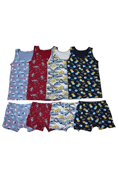 Poli Underwear Boy's 4-Piece Boxer Briefs Athlete Set