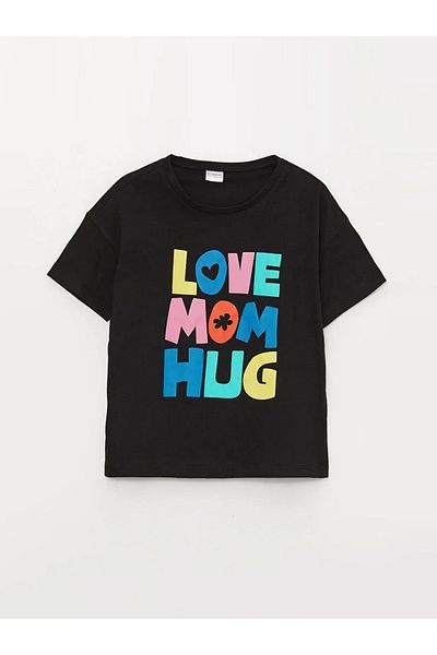 LC Waikiki Σετ πιτζάμες για κορίτσια με σορτς - Crew Neck, κοντομάνικο