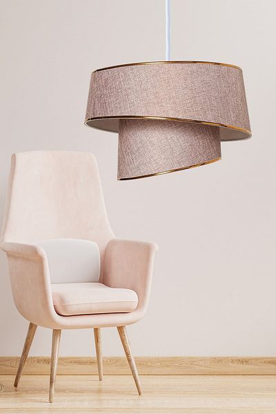 EvLight Eftelya Asymmetrical Pendant Lamp Chandelier Dried Rose