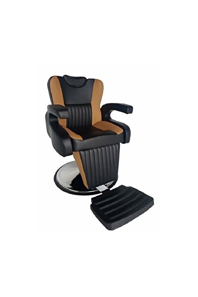 VEGA Ortopedik Ayarlanabilir Özel Yapım Eks 6606 Siyah Kahve Berber Koltuğu