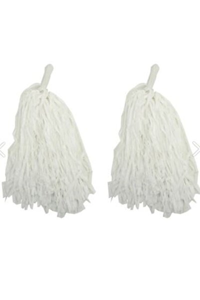 Azebu 1 Çift 23 Nisan Metalik Parlak Ponpon, Renkli Pon Pon Kız