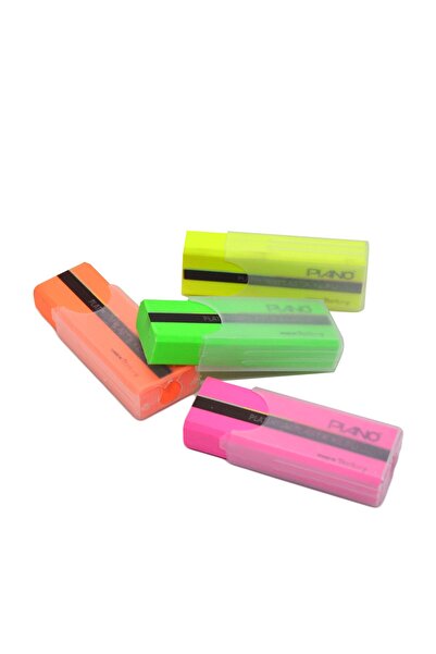 Kids Like 4 Renk Neon Büyük Boy Plastik Kılıflı Silgi