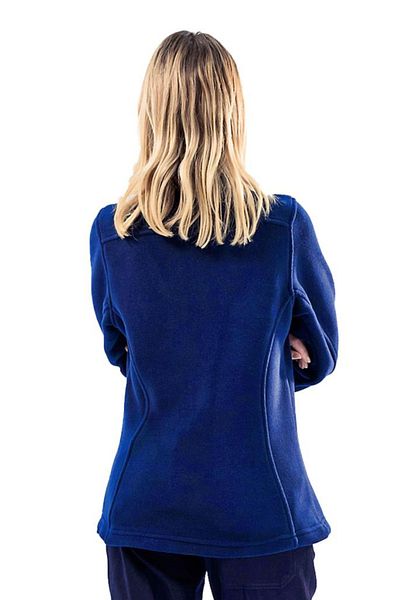 Şensel Saks Blue Women's Fleece Coat -99E341- with Pockets, Outdoor