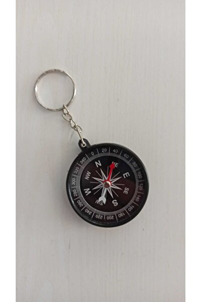 Hureggo Concept Siyah Çerçeveli Pusula Anahtarlık