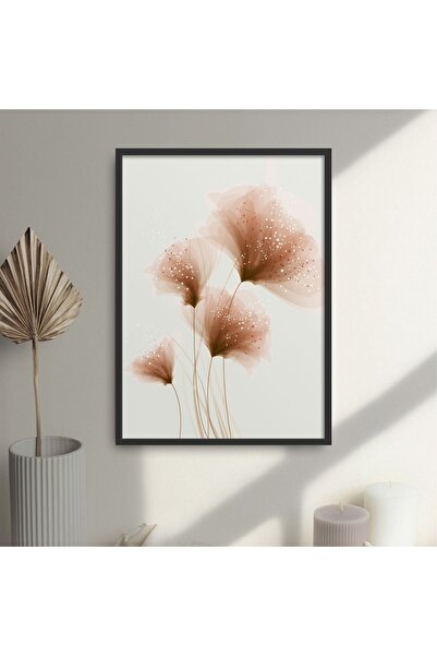 HOMEPACK Pictură cu buchet de flori într-un singur cadru, culoare pastel, 30x...