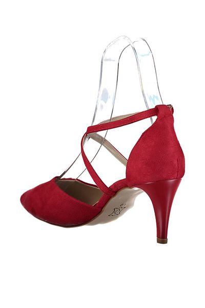 Fox Shoes Red Women's Heeled Shoes D654054802
