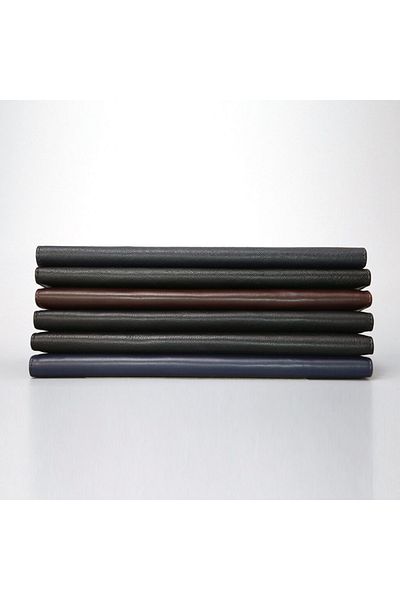 BON CARNET Еластичен кожен портфейл за пътуване Acar Keops, черен, обикновен, жълт, 13,6*24 см