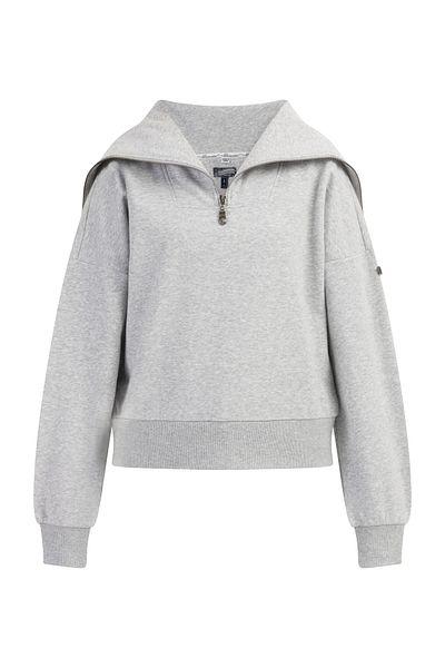 Dreimaster Vintage Oversize Troyer-Pullover