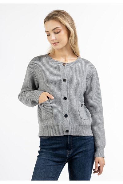 Dreimaster Maritim Strickjacke und Knöpfen Palpito