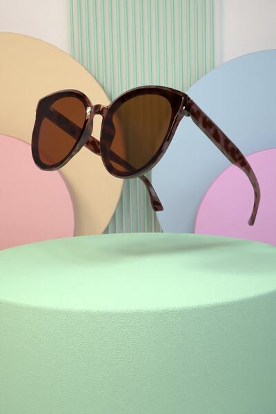 Polo55 Kulaté dámské sluneční brýle Oqsho