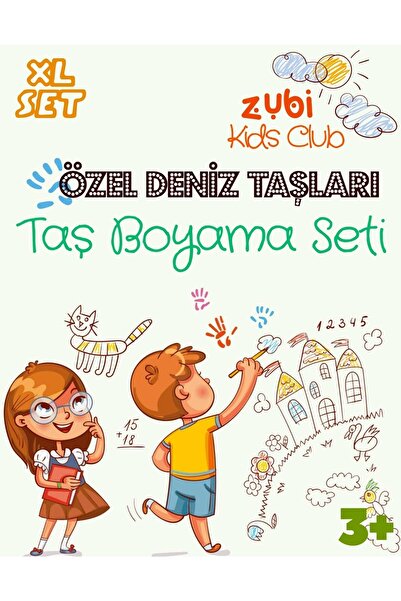 HEİGMANN Taş Boyama Seti Özel Deniz Taşi Harika Taslar Kaliteli Renkler Aktivite Hobi Çocuk Hediyelik