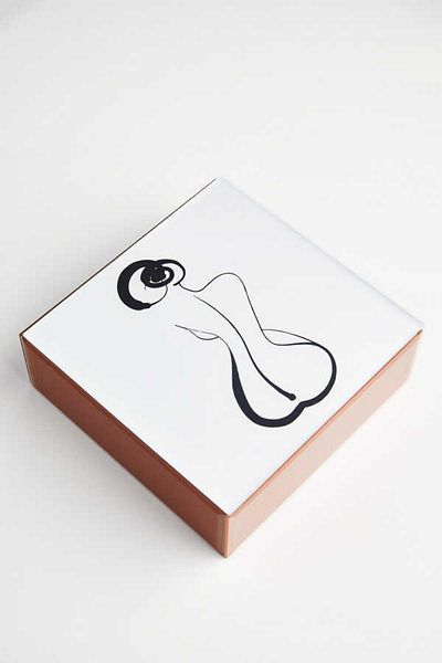 Deeps Brands Women's Motif Decorative Glass Box
