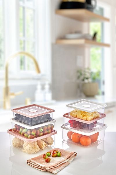 KÜÇÜK EW Set of 6 Three Size Storage Container| Kahvaktılık