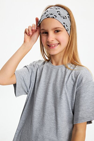 Babygiz Κοριτσίστικο βαμβακερό χτενισμένο βαμβακερό, αντιολισθητικό, αντι-ιδρωτικό, εξαιρετικά ελαφρύ, εύκαμπτο μπαντάνα με σχέδιο Panda