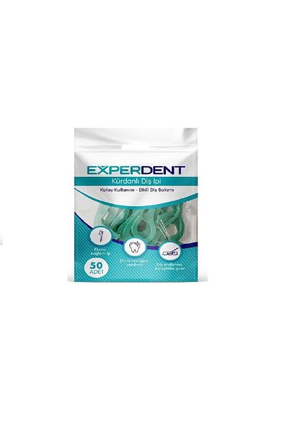 EXPERDENT Toothpick Dental Floss 50 pcs