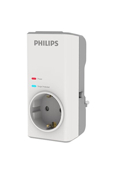 Philips Chp7010w Tekli Akım Koruma Priz, 1140j, Beyaz