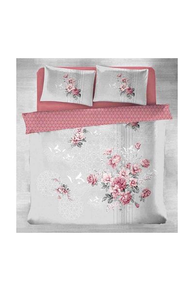 Özdilek Ranforce 100% Cotton Single Pique Set - Quartz Rose Pink