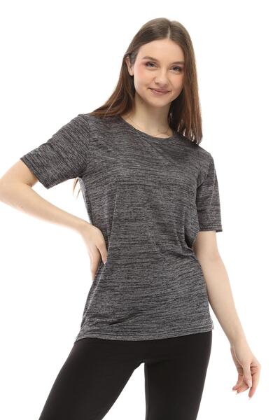 GHASSY CO. Women's Moisture Wicking Active Gym Fitness Running Performance Outdoor Sports Tshirt