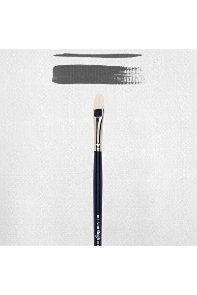 Van Gogh Seria 210 cu peri albi ulei și vopsea acrilică Perie cu tăietură pla...