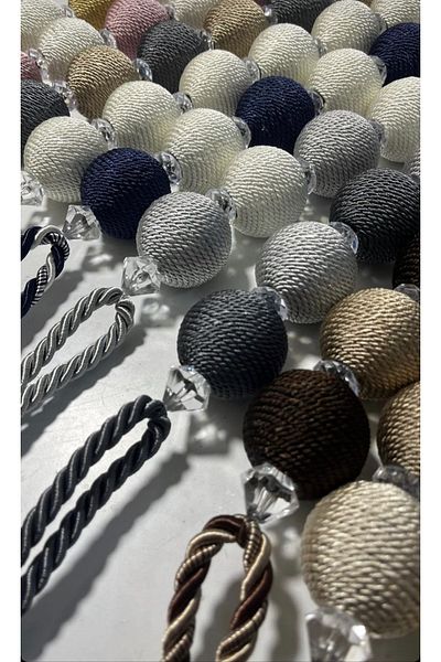 Helezoni Background Curtain Side Tie Bracelet 7 Ball Model + Renso Set 1 Piece Bracelet 1 Piece Renso