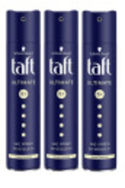 Taft Saç Spreyi Ultimate 250ml No:5+ En Güçlü X 3 Adet