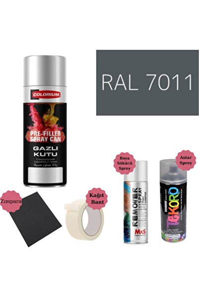 Nalburun 400 ml Doldurulmuş Selülozik Parlak Sprey Boya Astar Boya Sökücü Set...