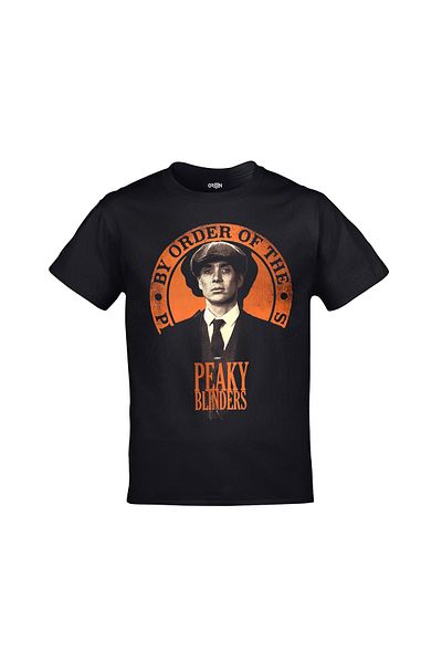 Orijin Tekstil By Order Of The Peaky Blinders Tommy Shelby Printed Unisex Black T-shirt