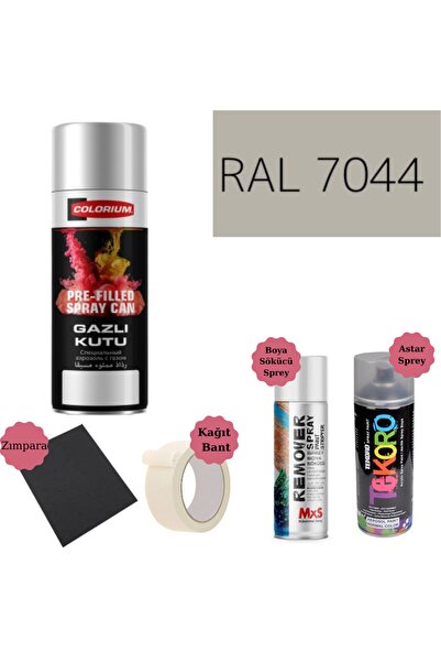 Nalburun 400 ml Doldurulmuş Selülozik Mat Sprey Boya Astar Boya Sökücü Set Ra...