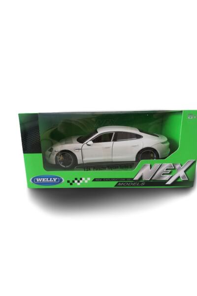WELLY 1.24 Porsche Taycan Turbo S Beyaz