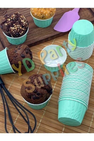L'Opaline Muffin Kek Kalıbı Pastel Renkler 50 Adet 50x39